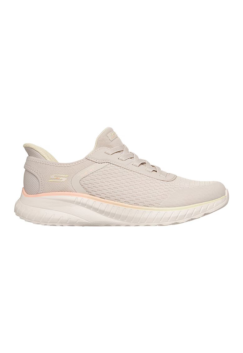 Skechers Маратонки Bobs Squad Chaos - Праскова/Светло бежово