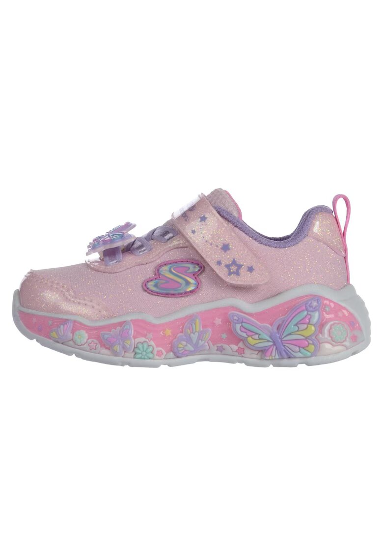 Skechers Маратонки S Lights Lil Butterfly Bliss 303066NLPMT Детски