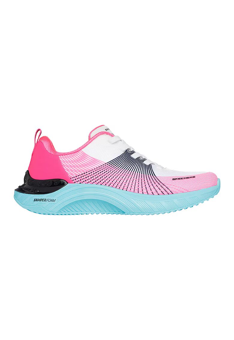 Skechers Маратонки Snoop Ace-Cyber Walker - Бял/Черен/Фуксия