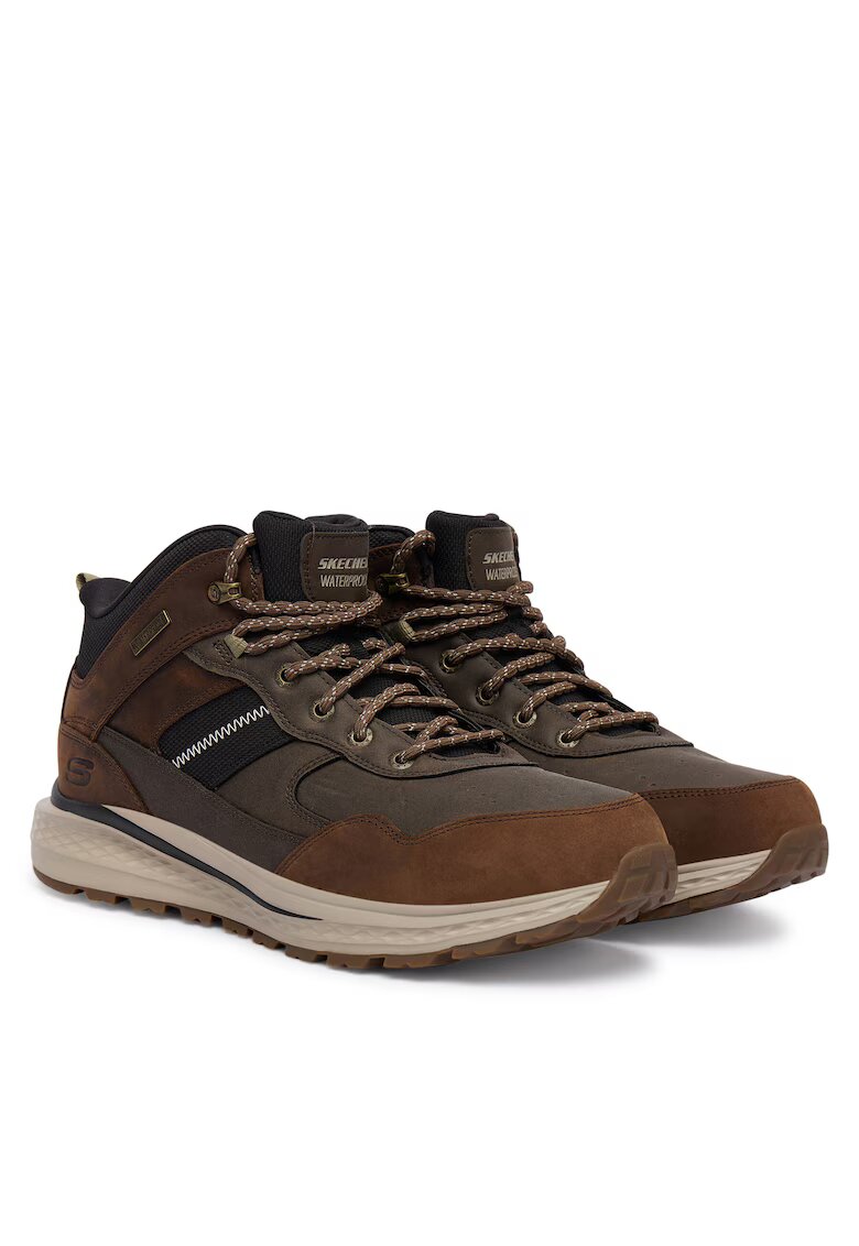Skechers Мъжки боти - Cocoa Slade Ultra 211182 C - естествена кожа - цвят