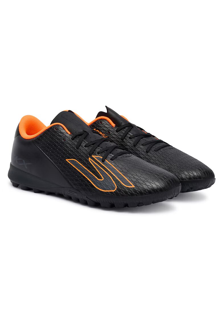 Skechers Мъжки футболни обувки - синтетични - черно/оранжево - екологична кожа
