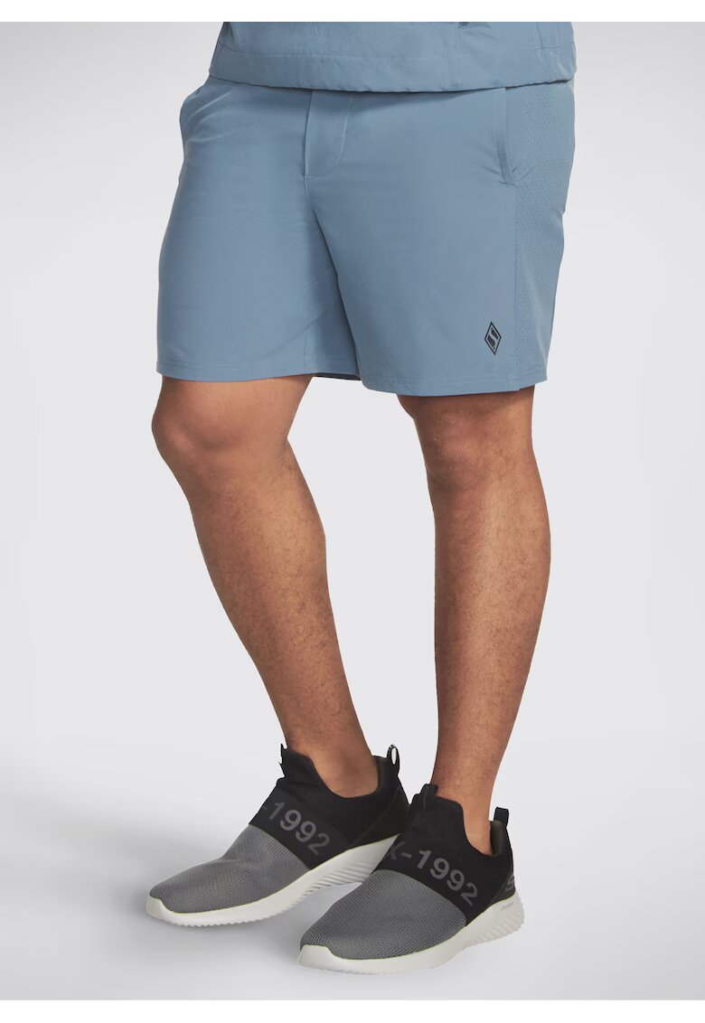 Skechers Мъжки къси панталони полиестер - черни