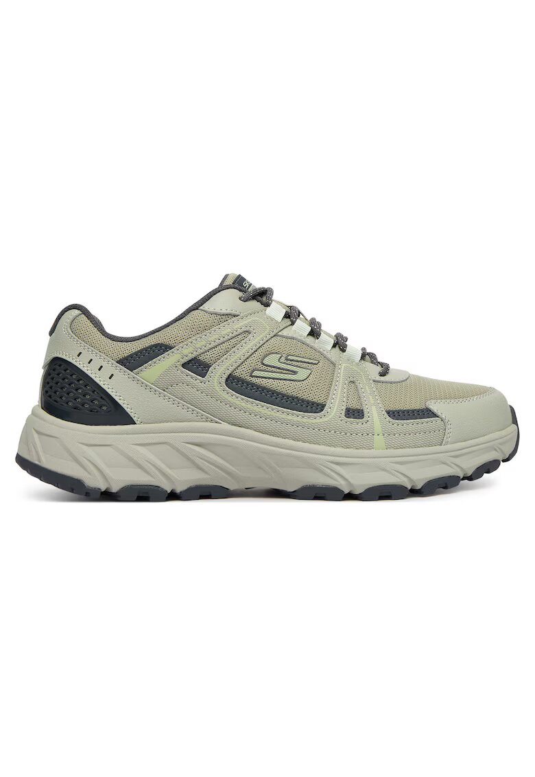 Skechers Мъжки кецове - текстил - сиво/зелено