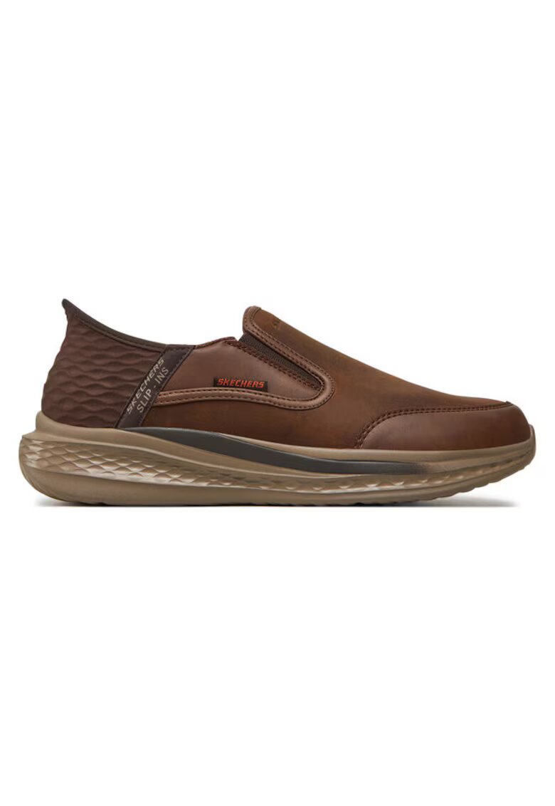 Skechers Мъжки обувки 303969523 - Естествена кожа - 40 EU - Кафяви