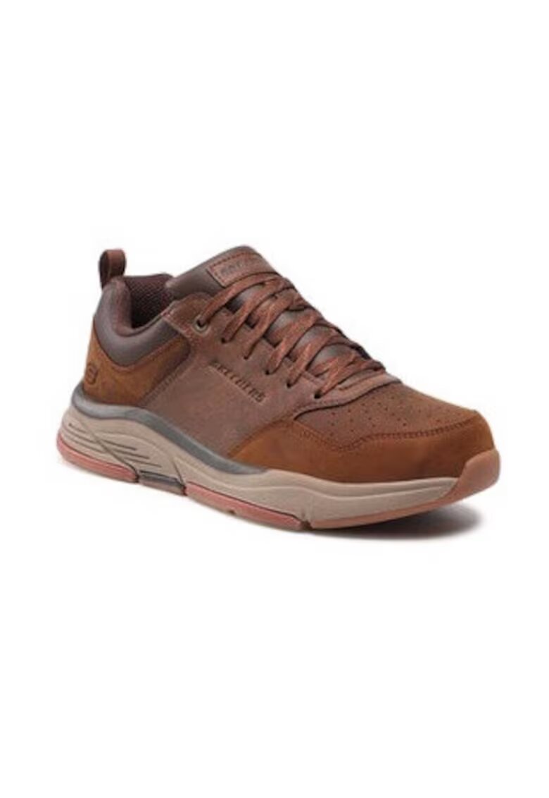 Skechers Мъжки спортни обувки 209078923 - Естествена кожа - 45.5 EU - Кафяви