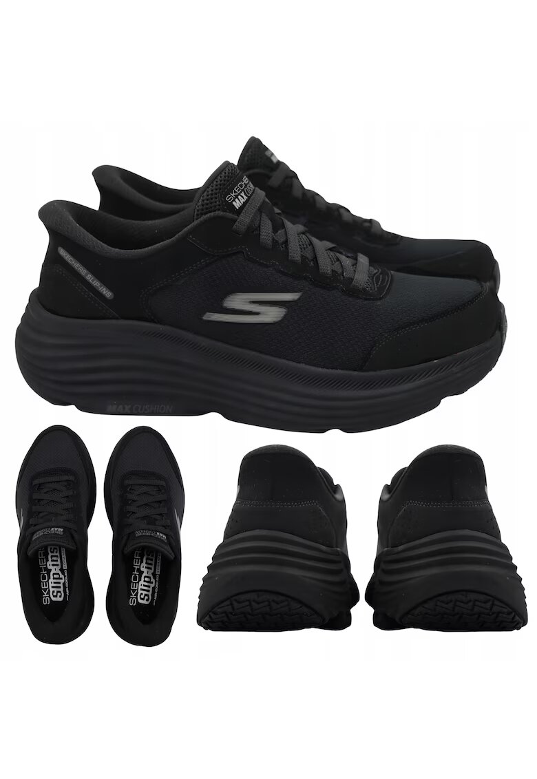 Skechers Мъжки спортни обувки - 220610/Bbk - черни - 43 - еластична подметка Eva