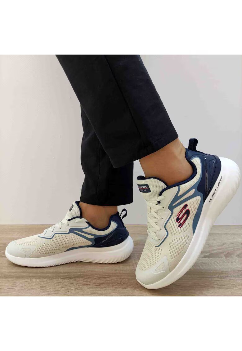 Skechers Мъжки спортни обувки 232674 Wnv - кремави