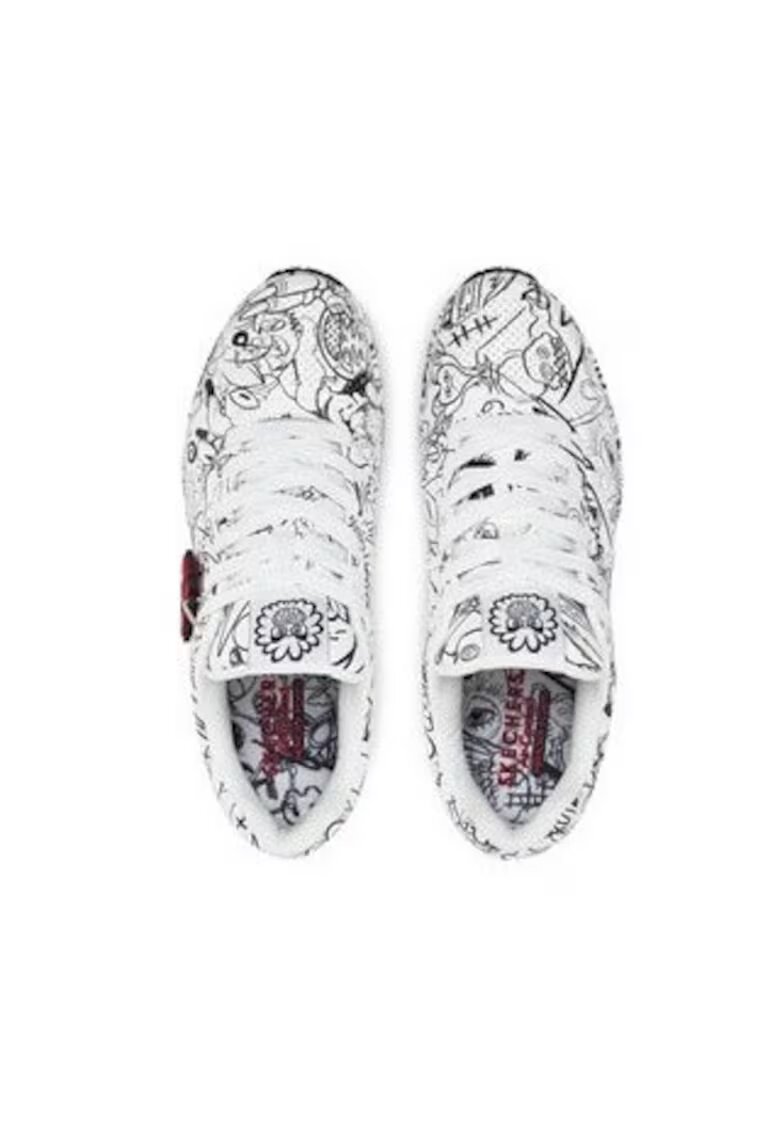 Skechers Мъжки спортни обувки 304743122 - Екокожа - Бели