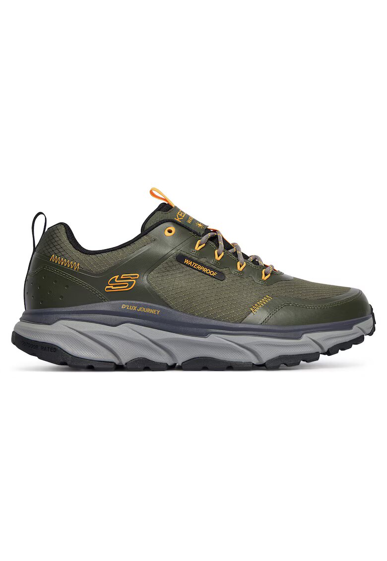Skechers Мъжки спортни обувки - D'Lux Journey - за трекинг - зелени - текстил