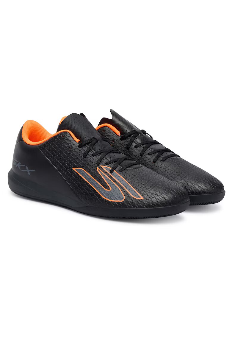 Skechers Мъжки спортни обувки - футболни обувки - черни - екологична кожа