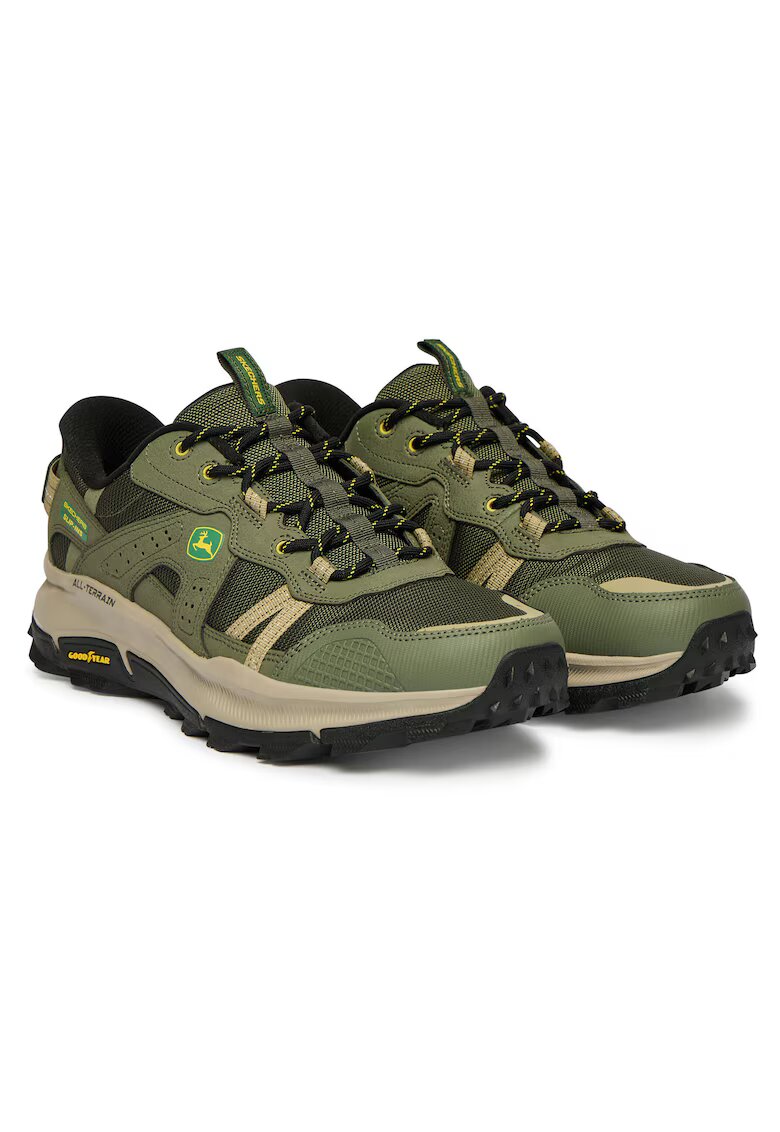 Skechers Мъжки спортни обувки за трекинг - зелени - текстил