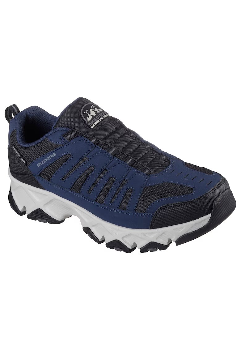 Skechers Мъжки трекинг обувки естествена кожа - тъмносиньо