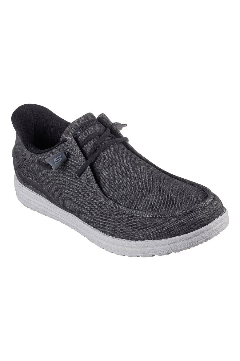 Skechers Мокасини Melson - Coronado Антрацитно сиво