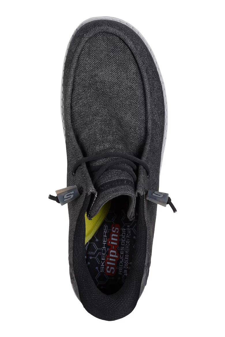 Skechers Мокасини Melson - Coronado Антрацитно сиво