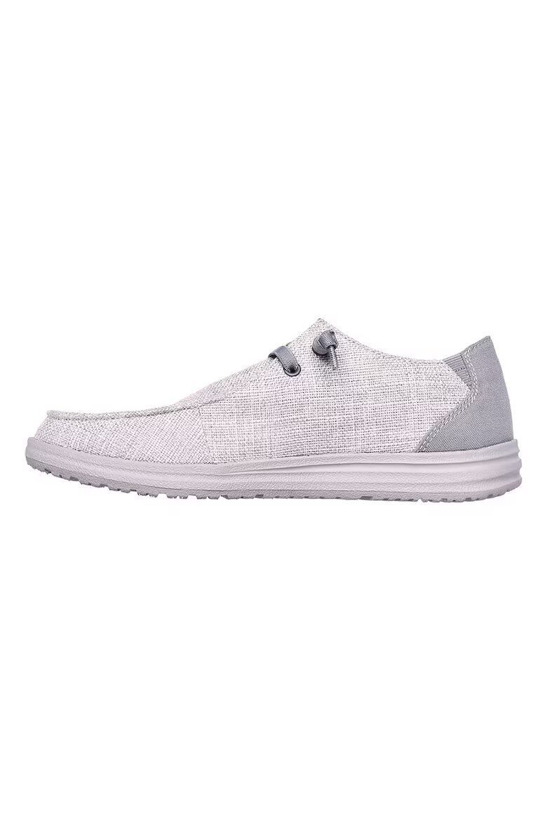 Skechers Мокасини Melson - Nela с меки стелки Сив меланж