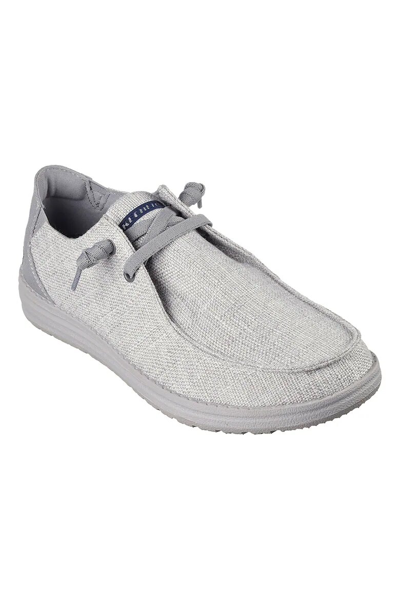 Skechers Мокасини Melson - Nela с меки стелки Сив меланж