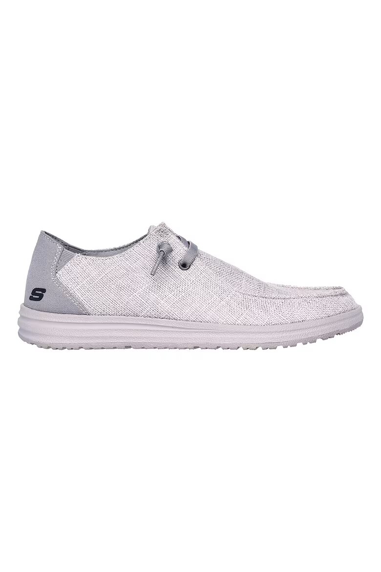 Skechers Мокасини Melson - Nela с меки стелки Сив меланж