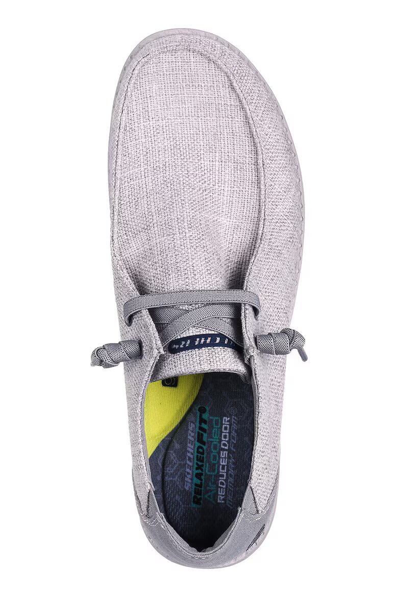 Skechers Мокасини Melson - Nela с меки стелки Сив меланж