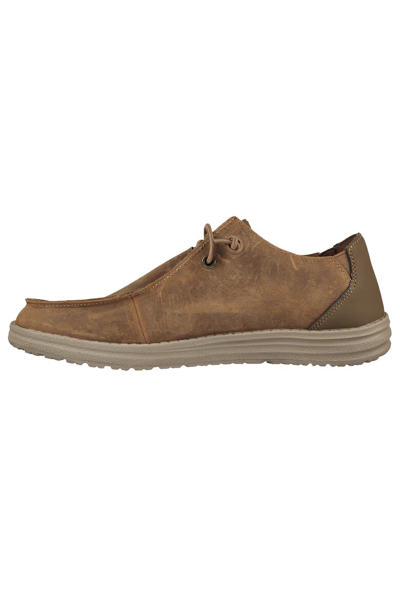Skechers Мокасини Melson - Ramilo от еко кожа Кафяв