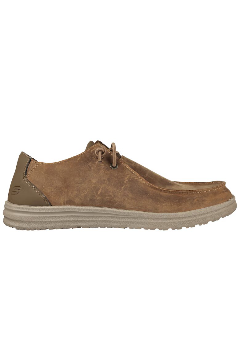 Skechers Мокасини Melson - Ramilo от еко кожа Кафяв