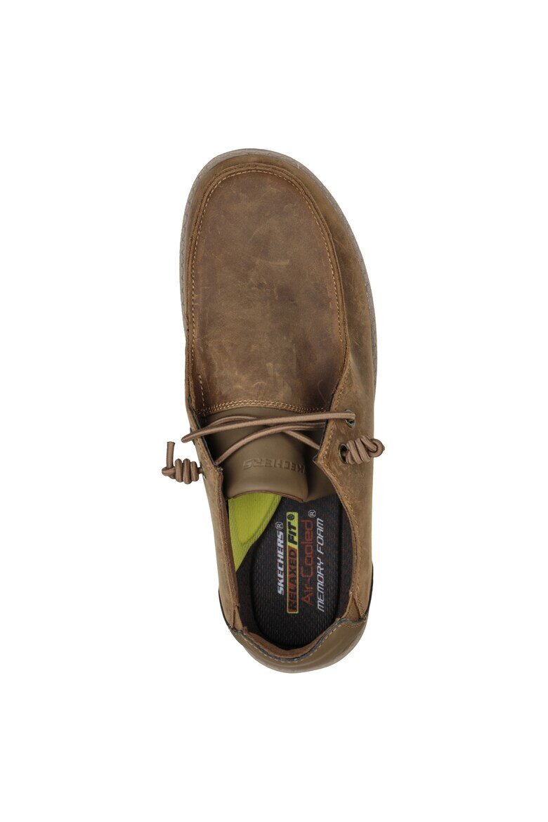 Skechers Мокасини Melson - Ramilo от еко кожа Кафяв