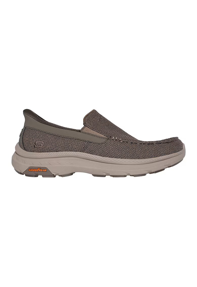 Skechers Мокасини Pollard Wilfred Slip-Ins™ - Сиво-кафяв