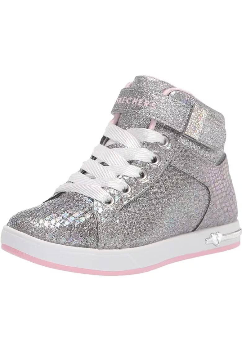 Skechers Момичешки обувки Мрежести - Сребристи