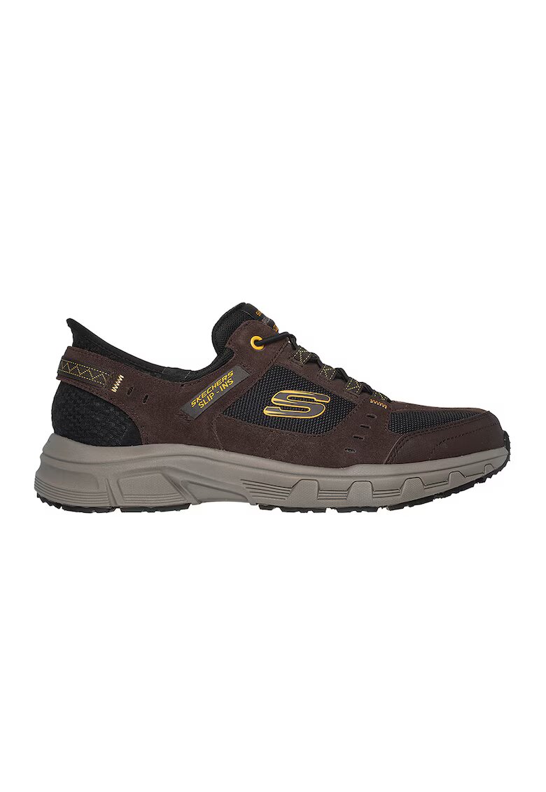 Skechers Мрежести хайкинг обувки Oak Canyon с велур тип Slip-ins