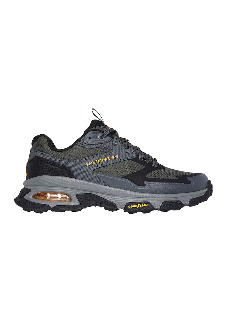 Skechers Мрежести хайкинг обувки Sleek Envoy с еко кожа - Черен/Сив