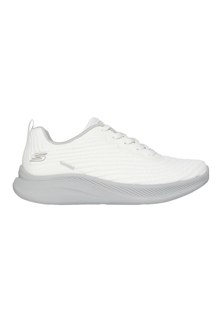 Skechers Мрежести спортни обувки Bobs Moda - Светло сив/Мръснобял