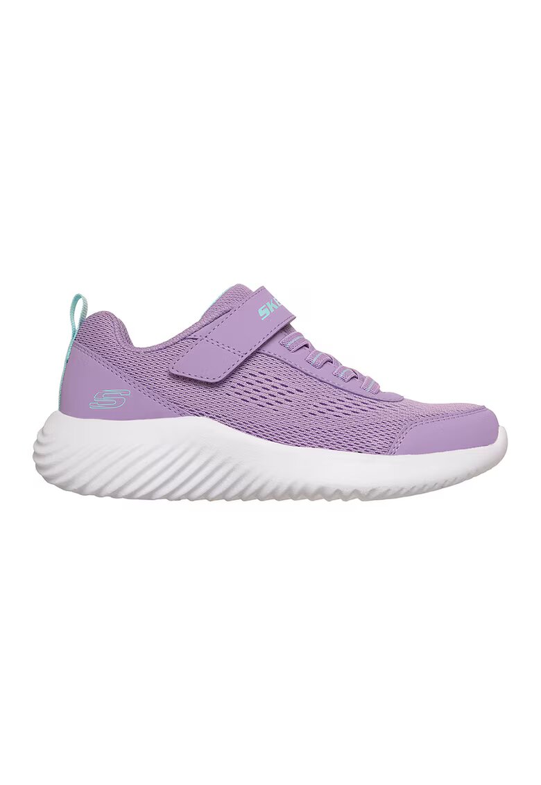 Skechers Мрежести спортни обувки Bounder Free And Easy с велкро - Черен/Виолетов