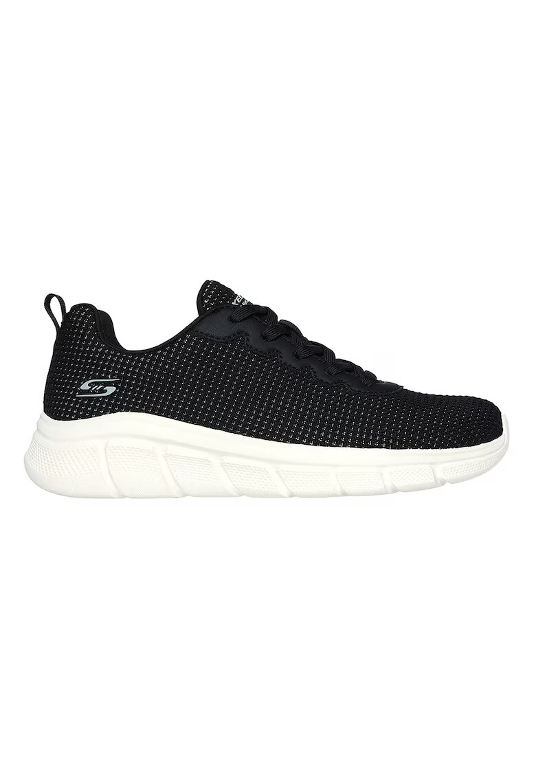 Skechers Мрежести спортни обувки Flex - Visionary с нисък профил - Бял/Черен