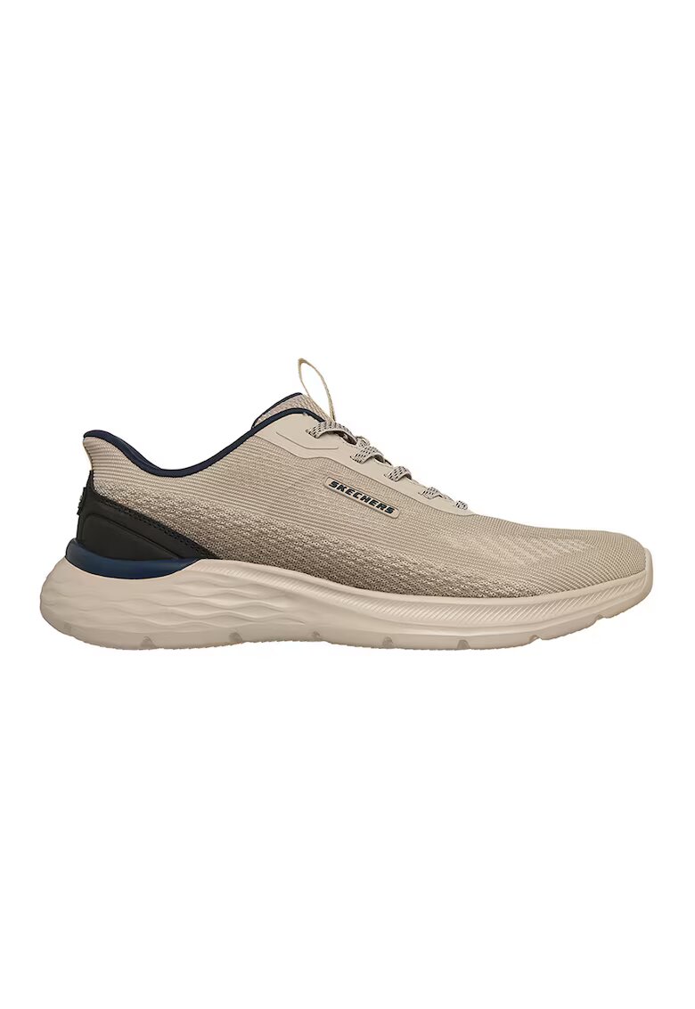 Skechers Мрежести спортни обувки Garner - Ellis - Черен/Светло кафяво