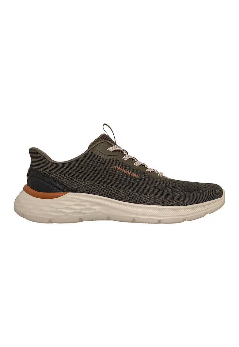 Skechers Мрежести спортни обувки Garner - Ellis - Маслинено зелено