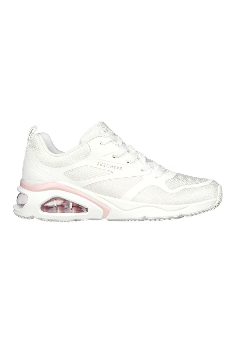 Skechers Мрежести спортни обувки Tres-Air Revolution - Бял/Пастелнорозов