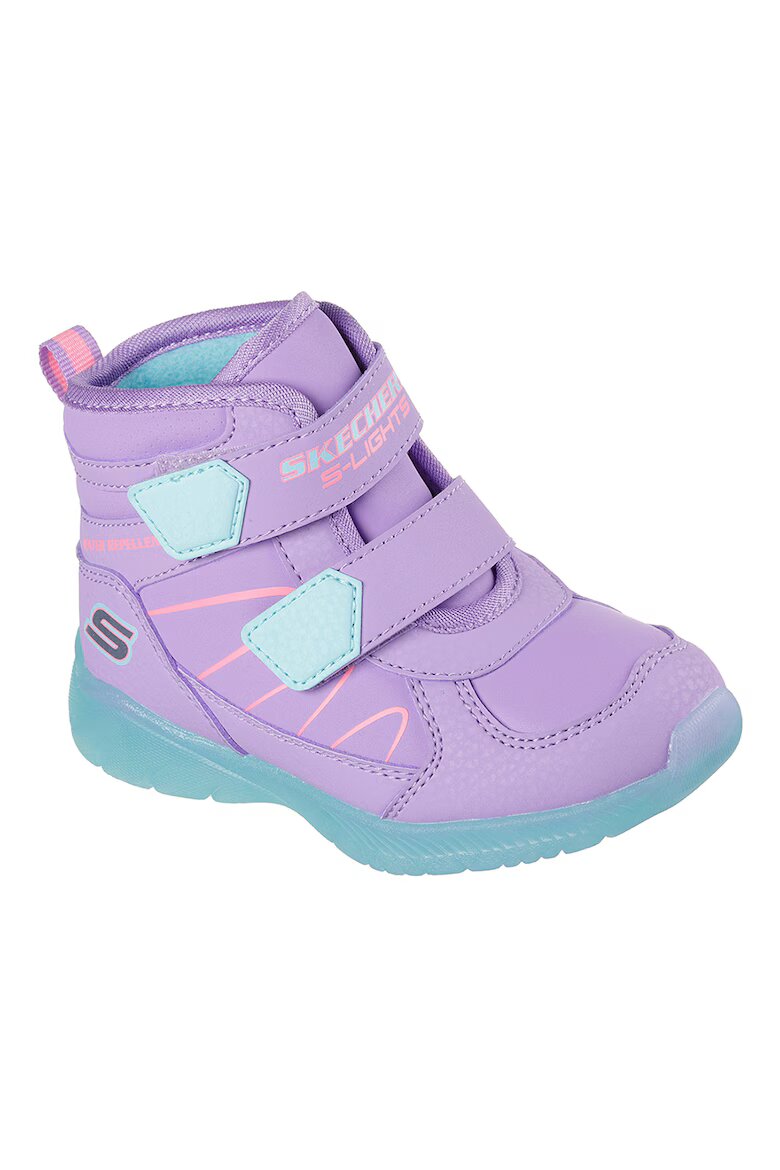Skechers Непромокаеми боти с LED светлини Лавандула/Лилав