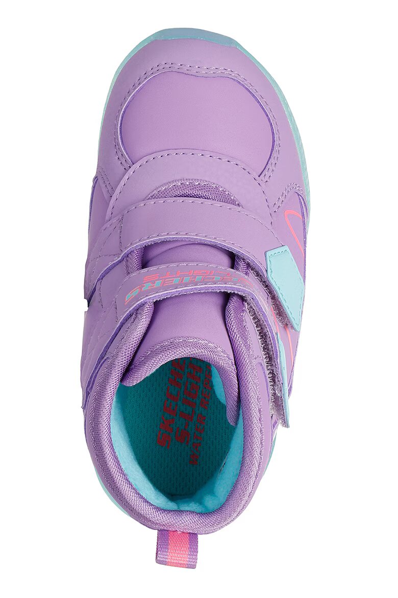 Skechers Непромокаеми боти с LED светлини Лавандула/Лилав