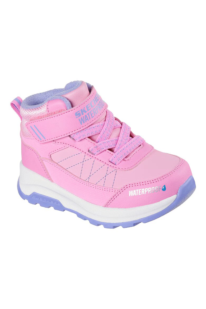 Skechers Непромокаеми боти с велкро Лавандула/Розово