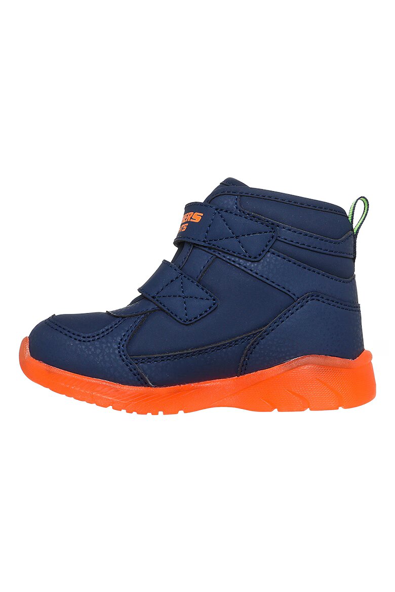 Skechers Непромокаеми боти Spash Beams с LED подметка Оранжев/Тъмносин