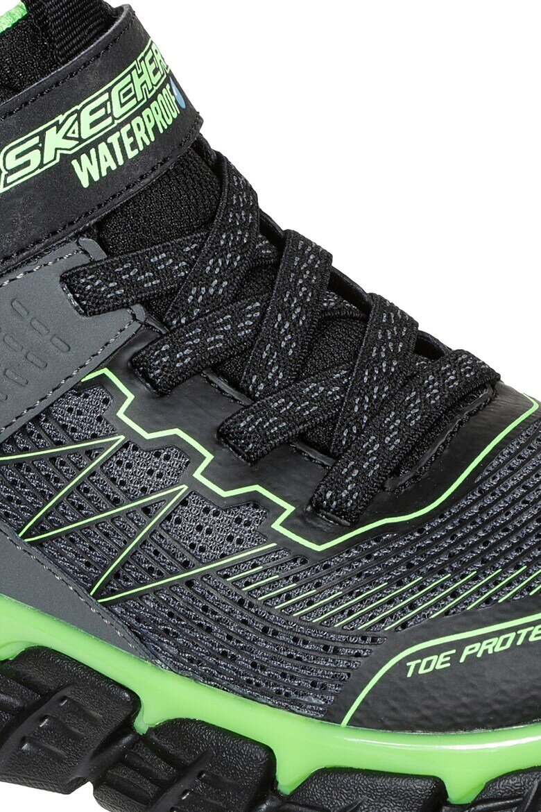 Skechers Непромокаеми боти Tech-Grip High Surge Електриково Зелено/Tъмносив