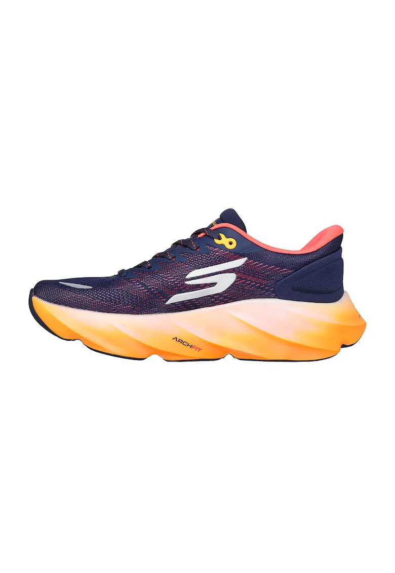Skechers Обувки за бягане Sky Aero Burts - Оранжев/Тъмносин