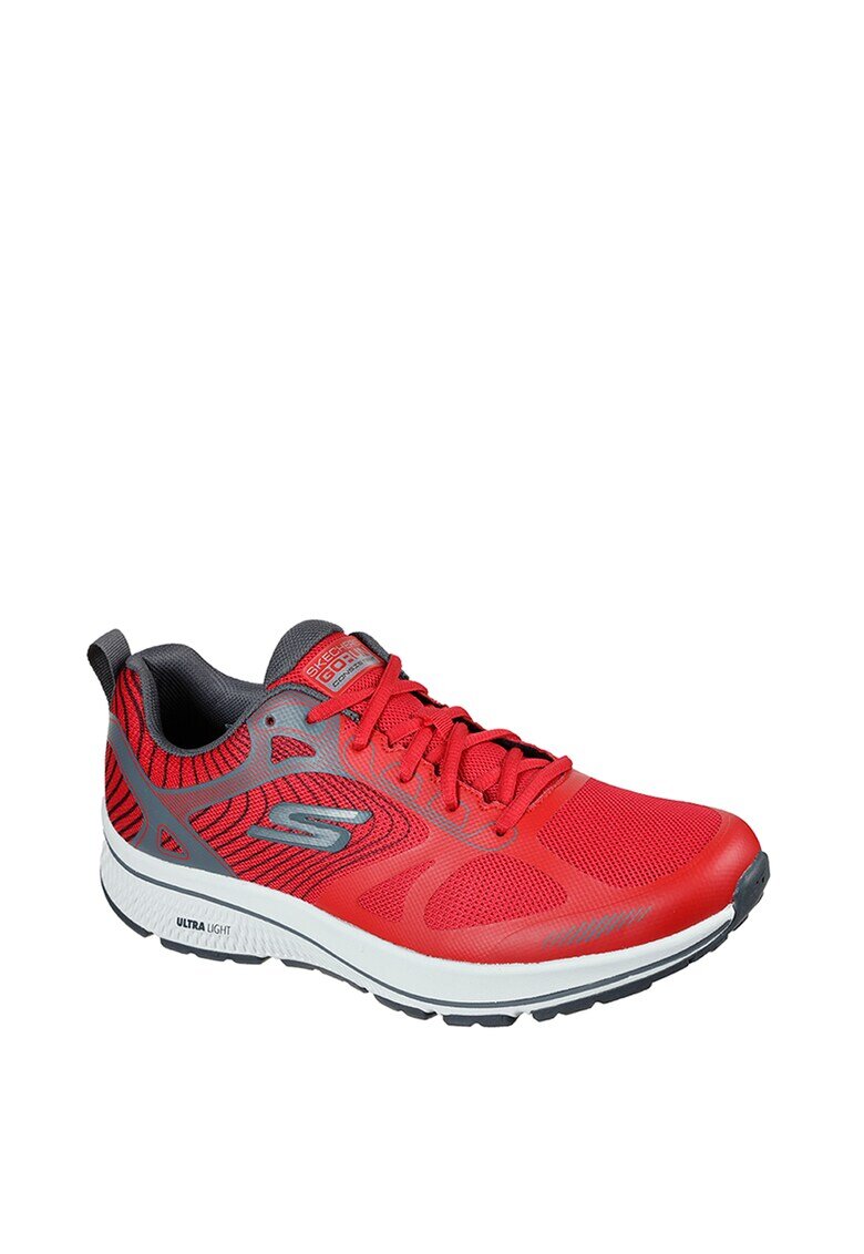 Skechers Олекотени спортни обувки GOrun Consistent - Fleet Rush - Червен/Сив