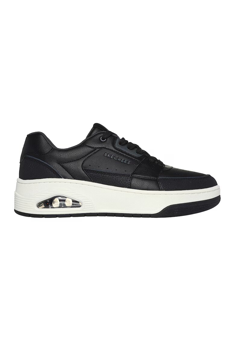 Skechers Омекотени кожени спортни обувки Uno Court с еко кожа