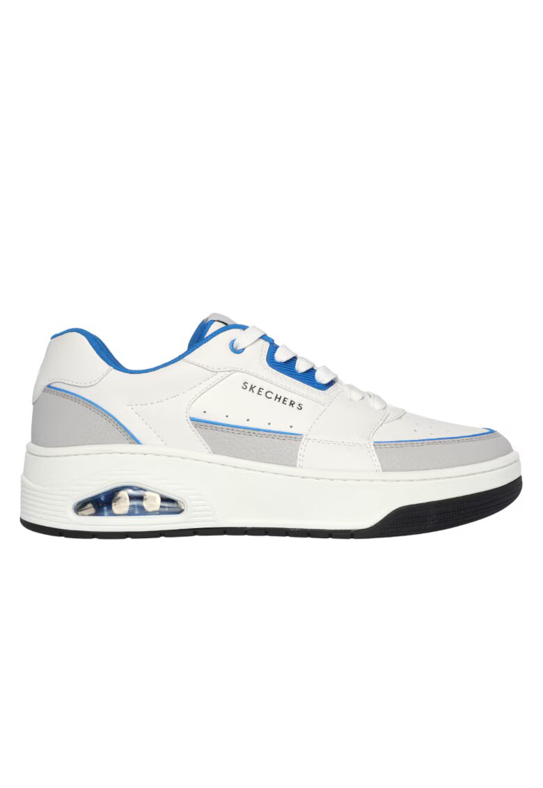 Skechers Омекотени кожени спортни обувки Uno Court с еко кожа