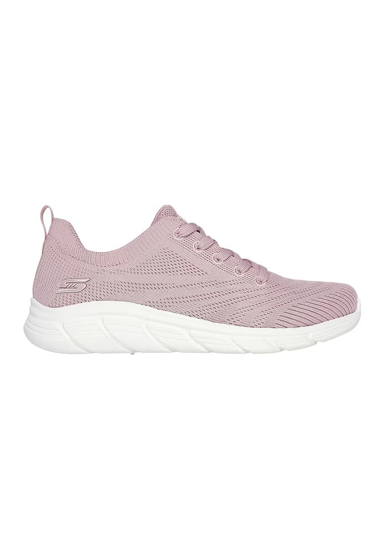 Skechers Плетени спортни обувки BOBS Graceful - Прашно розово