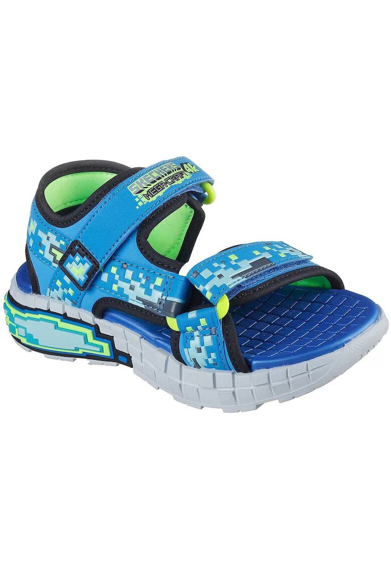 Skechers Равни сандали Mega Craft с велкро - Син