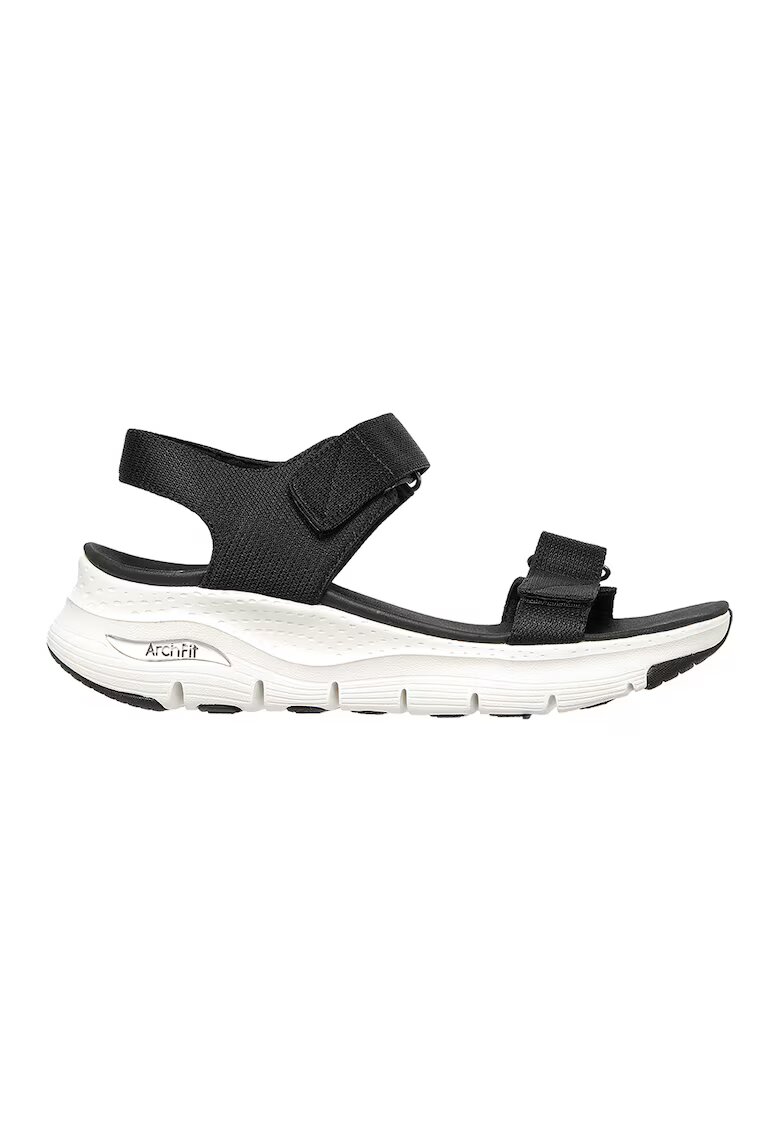 Skechers Сандали Arch Fit Touristy с велкро - Бял/Черен