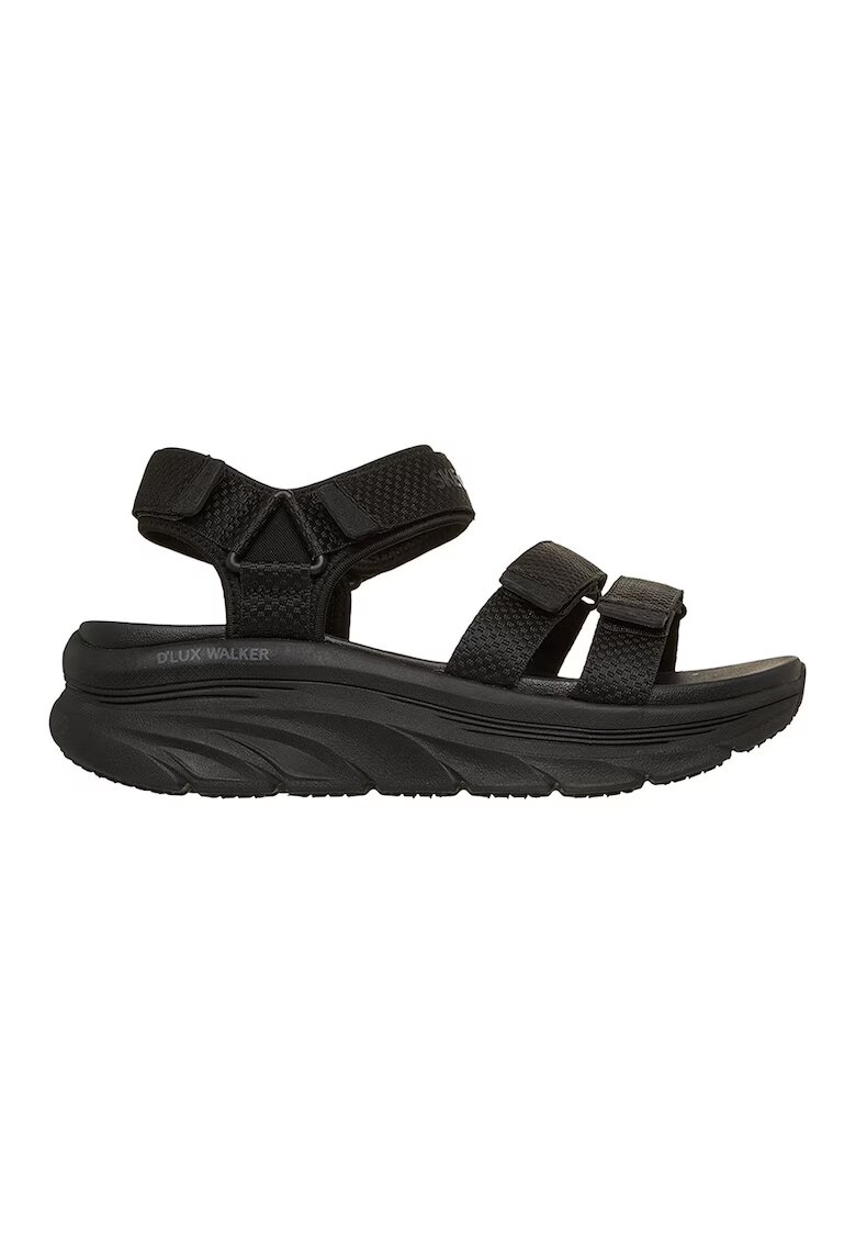 Skechers Сандали D'Lux Walker Sea-Escape с велкро - Черен