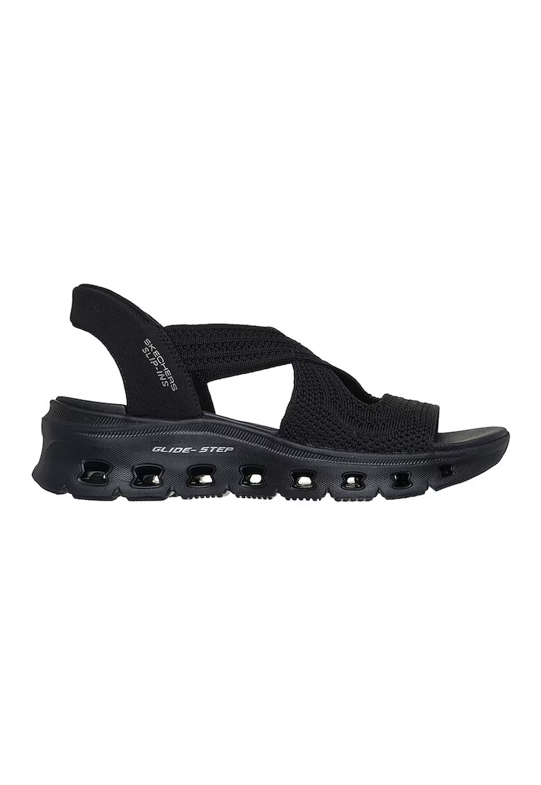 Skechers Сандали Glide-Step Pro Slip-Ins - Черен