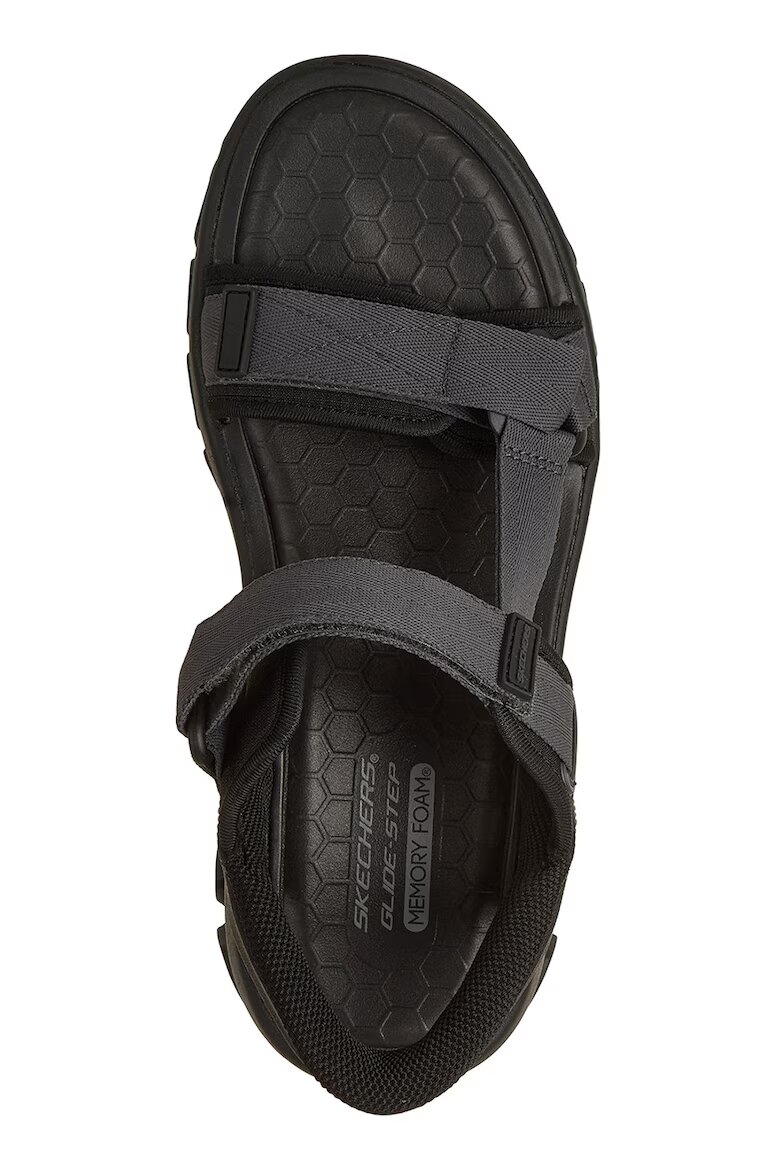 Skechers Сандали Glide Step Sandal Dovah с велкро Черен